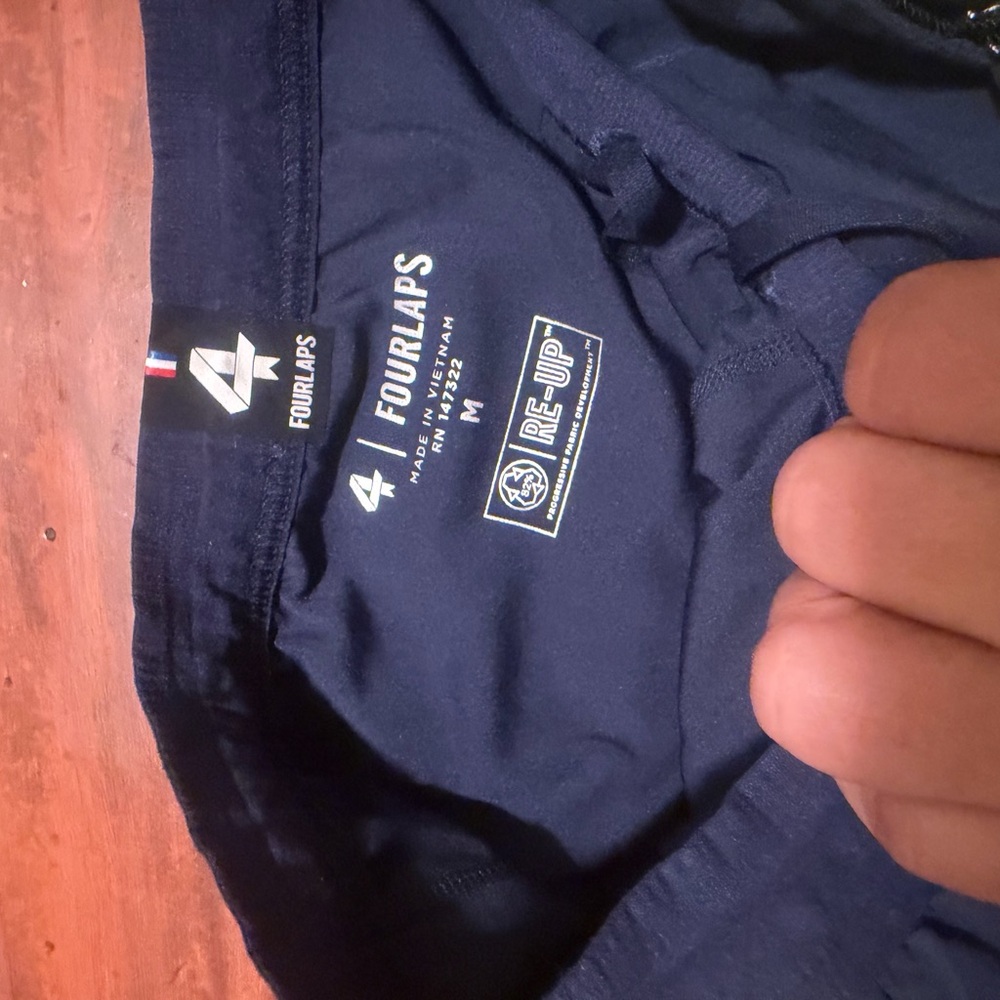 Fourlaps men’s Navy Athletic Shorts - Picture 3 of 6